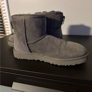 UGG Charcoal Suede Boots